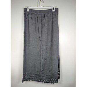 Hokus Pokus Women's Skirt Size SM Midi Lace Cottagecore Whimsigoth‎ Witchy Boho